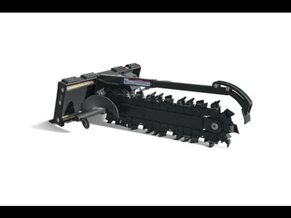 Representative Bobcat LT112 trencher stock image