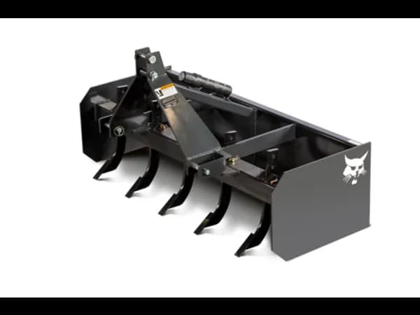 Representative Bobcat 3-point box blade stock image